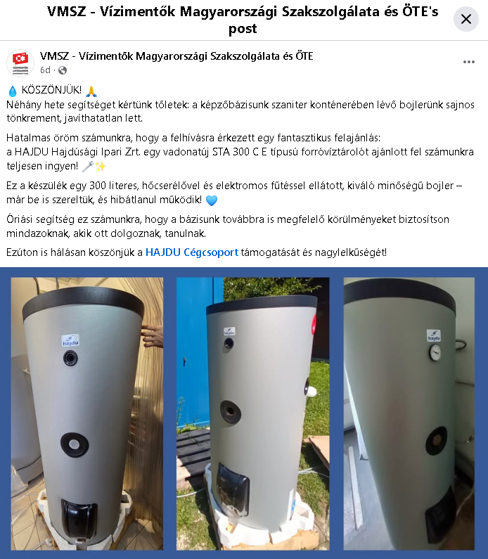 VMSZ - Vízimentők Magyarországi Szakszolgálata és ÖTE