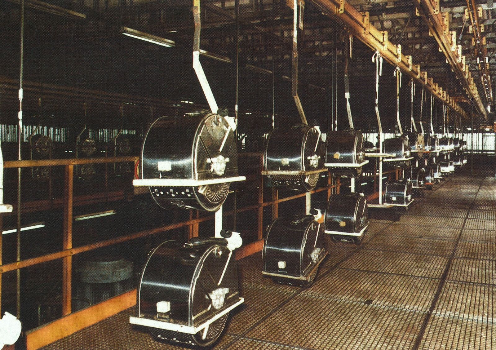 Konvejor soron a mosógépdob